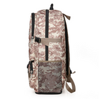 Мужской рюкзак тактический Slings PUBG Battlegrounds два режима 50/80л, универсальный, водоотталкивающий Pixel Brown - изображение 3