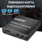 Внешняя карта видеозахвата HDMI - USB для стримов, записи экрана Addap VCC-03, для ноутбука, ПК - изображение 7