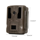 4G / APP фотопастка, лісова камера Suntek BST886-4G, 4K, 40Мп, з додатком iOS / Android - зображення 6