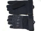 Перчатки тактические полнопалые Oakley M, черные - изображение 5