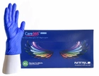 Перчатки нитриловые Care 365 Premium медицинские смотровые XL кобальтовые 100 шт/упаковка - изображение 1