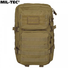 Тактический рюкзак 36 л Койот MIL-TEC Assault 36L Coyote с системой MOLLE Военный Рюкзак Армейский Штурмовой Водоотталкивающий - изображение 14