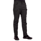 Чоловічі тактичні брюки штани з кишенями для рибалки походу полювання ZEPMA АН0370 чорні Розмір М - зображення 1