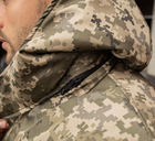 Куртка-бушлат военная мужская тактическая плащевка ВСУ (ЗСУ) Пиксель 8552 44 размер - изображение 6