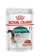 Вологий корм Royal Canin Instinctive +7 тонкі шматочки в соусі 85 г