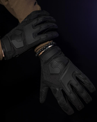 Тактические перчатки с пальцами BEZET Protective L черный - изображение 3