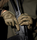 Тактические перчатки с пальцами BEZET Protective M хаки - изображение 6