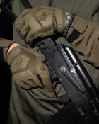 Тактические перчатки с пальцами BEZET Protective M хаки - изображение 7