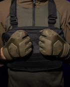 Тактические перчатки с пальцами BEZET Protective XL хаки - изображение 3