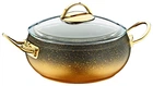 Каструля зі скляною кришкою OMS 3141-18-Gold 2 л 18 см
