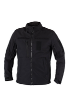 Куртка тактическая на молнии с капюшоном soft shell XL garpun black - изображение 2