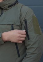 Куртка тактическая на молнии с капюшоном L wal khaki2 - изображение 8
