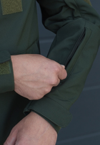 Куртка тактическая на молнии с капюшоном soft shell XXL garpun khaki - изображение 8
