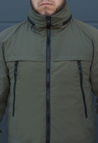 Куртка тактическая на молнии с капюшоном XL wal khaki2 - изображение 7