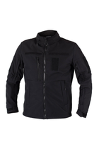 Куртка тактична на блискавці з капюшоном soft shell S garpun black - зображення 2
