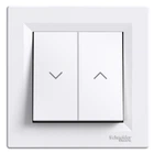 Выключатель для жалюзи Schneider Electric Asfora белый EPH1300121