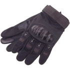 Перчатки тактические с закрытыми пальцами Zelart 8798 размер L Black - изображение 6