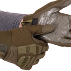 Перчатки тактические с закрытыми пальцами Zelart 8799 размер L Olive - изображение 4