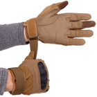 Перчатки тактические с закрытыми пальцами Zelart 8798 размер XL Khaki - изображение 5