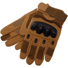 Перчатки тактические с закрытыми пальцами Zelart 8794 размер XL Khaki - изображение 6