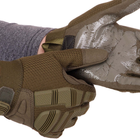 Перчатки тактические с закрытыми пальцами Zelart 8799 размер M Olive - изображение 4