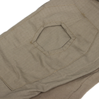 Тактическая рубашка Lesko A655 Sand Khaki XL однотонная мужская рубашка с длинными рукавами - изображение 7