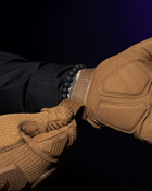 Тактические перчатки с пальцами BEZET Protective L песочные - зображення 8