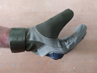 Перчатки тактические палые, военные. Польша L Олива (K-0008) - изображение 2