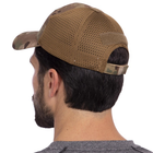 Тактична бейсболка кепка з сіткою та липучкою літня для туризму походів повсякденного носіння Woodland АН0362 One size - зображення 3