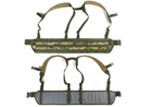 Тактический пояс мультикам без набора подсумков (разгрузка, жилет разгрузочный, РПС, ременно-плечевая система) WSMULTI86 - изображение 1