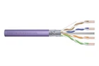 Кабель DIGITUS CAT 6 F-UTP, 305m, AWG 23/1, LSZH-1, фиолетовый (DK-1623-VH-305)