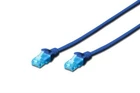 Патч-корд DIGITUS CCA CAT 5e UTP, 1м, AWG 26/7, PVC, синий (DK-1512-010/B)