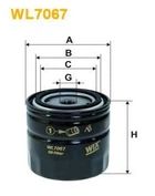 Фильтр масляный Iveco, Deutz Fahr, Lamborghini, Alfa Romeo, Aro, Fiat, FSO, Polonez, Inno Wix Filters (WL7067) WIX Filters (WL7067)
