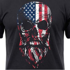 Футболка Rothco US Flag Bearded Skull T-Shirt Чорний L 2000000086378 - зображення 3