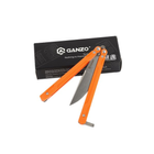 Нож-бабочка (балисонг) Ganzo G766 оранжевый 2000000093536 - изображение 5