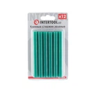 Комплект стрижнів клейових зелених 11,2*100 мм, 12 шт INTERTOOL RT-1056