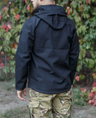 Куртка військова SoftShell M Чорна - изображение 4