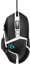 Миша Logitech G502 SE Hero Gaming Mouse USB Black/White (910-005729)
