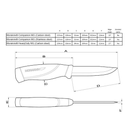 Нож нескладной туристический,рыбацкий /224 мм/Sandvik 12C27/ - Morakniv Mrknv12495 - изображение 5