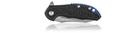 Нож Steel Will "Modus", мини, черно-синий (4008148) - изображение 4