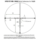 Прицел оптический Vortex Viper PST Gen II 1-6x24 VMR-2 MRAD IR (PST-1607) (926073) - изображение 4