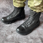 Ботинки мужские зимние тактические ВСУ (ЗСУ) 8608 44 р 28,5 см черные - изображение 5