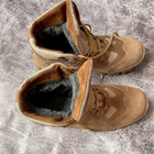 Ботинки мужские зимние тактические ВСУ (ЗСУ) 8593 41 р 27 см койот - изображение 6