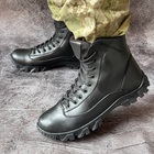 Ботинки мужские зимние тактические ВСУ (ЗСУ) 8609 45 р 29,5 см черные - изображение 4