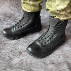 Ботинки мужские зимние тактические ВСУ (ЗСУ) 8609 45 р 29,5 см черные - изображение 5