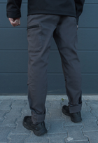 Утеплённые тактические штаны на флисе XXL серые - изображение 5