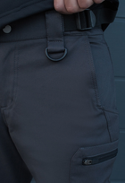 Утеплённые тактические штаны на флисе XS серые - изображение 7