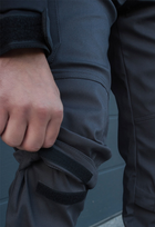 Утеплённые тактические штаны на флисе XS серые - изображение 9