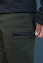 Утеплённые тактические штаны на флисе M хаки - изображение 8
