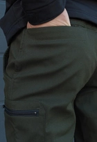 Утеплённые тактические штаны на флисе M хаки - изображение 10